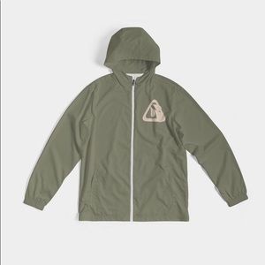 Champagne/ sage Windbreaker